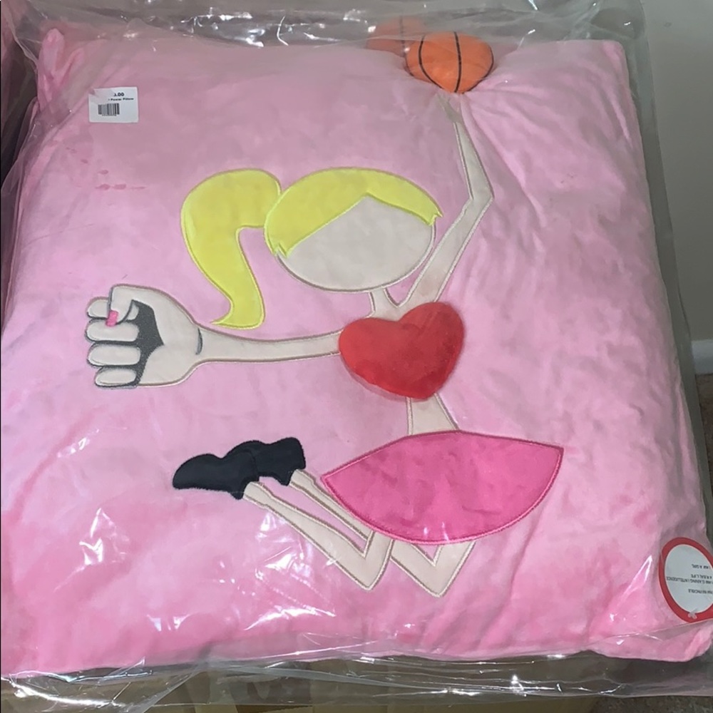 Custom Plush GIRL Power Pillow - Basketball